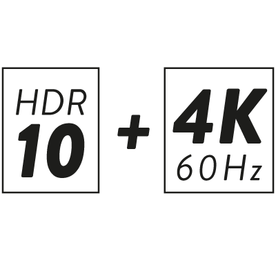 HDR10 & 4K HDMI @60Hz